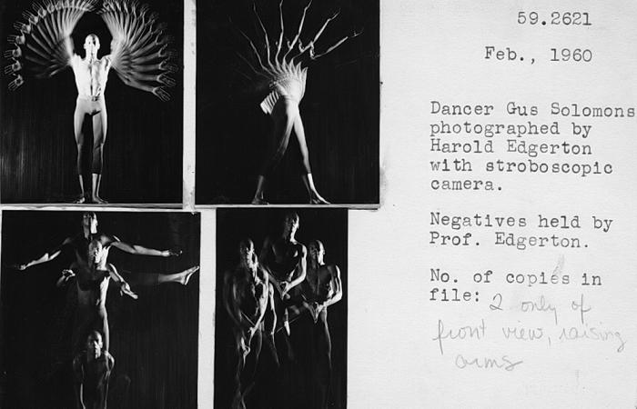 Catalog card: Gus Solomons and Harold Edgerton, 1960