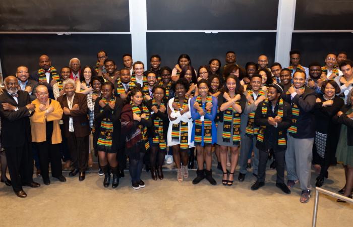 Black Graduate Celebration: Wakanda salute, 2018