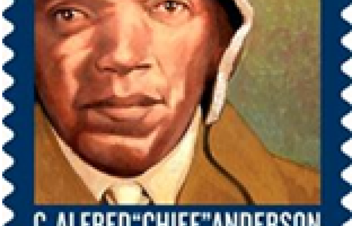 C. Alfred “Chief” Anderson U.S. Postal Stamp, 2014
