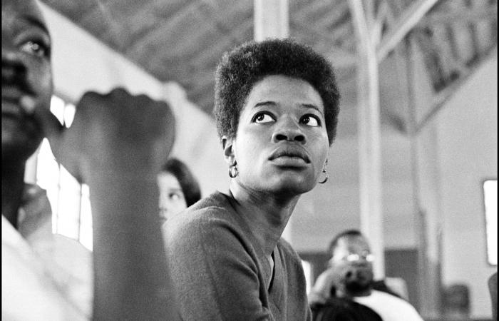 Janet Jemmott at SNCC conference, 1964
