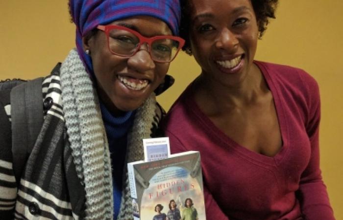 Joy Buolamwini and Margot Lee Shetterly