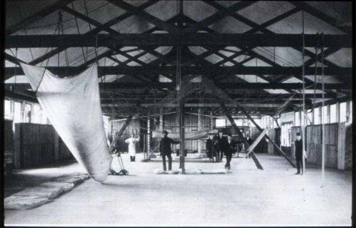 Jones’ Lunch at the Boston campus gymnasium, ca. 1878