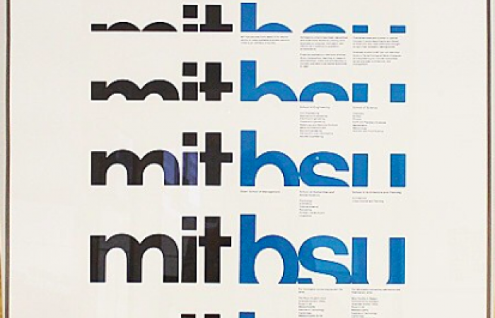Poster: "mit bsu" by Dietmar Winkler, c. 1970