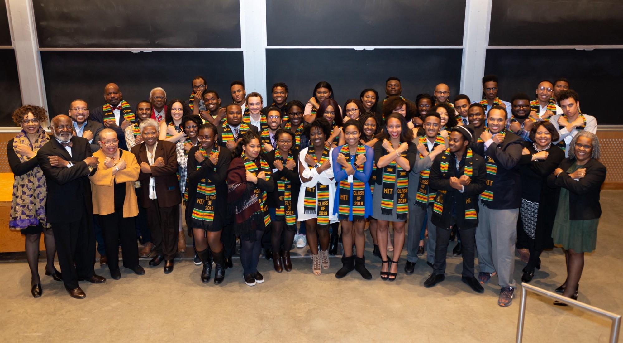 Black Graduate Celebration: Wakanda salute, 2018