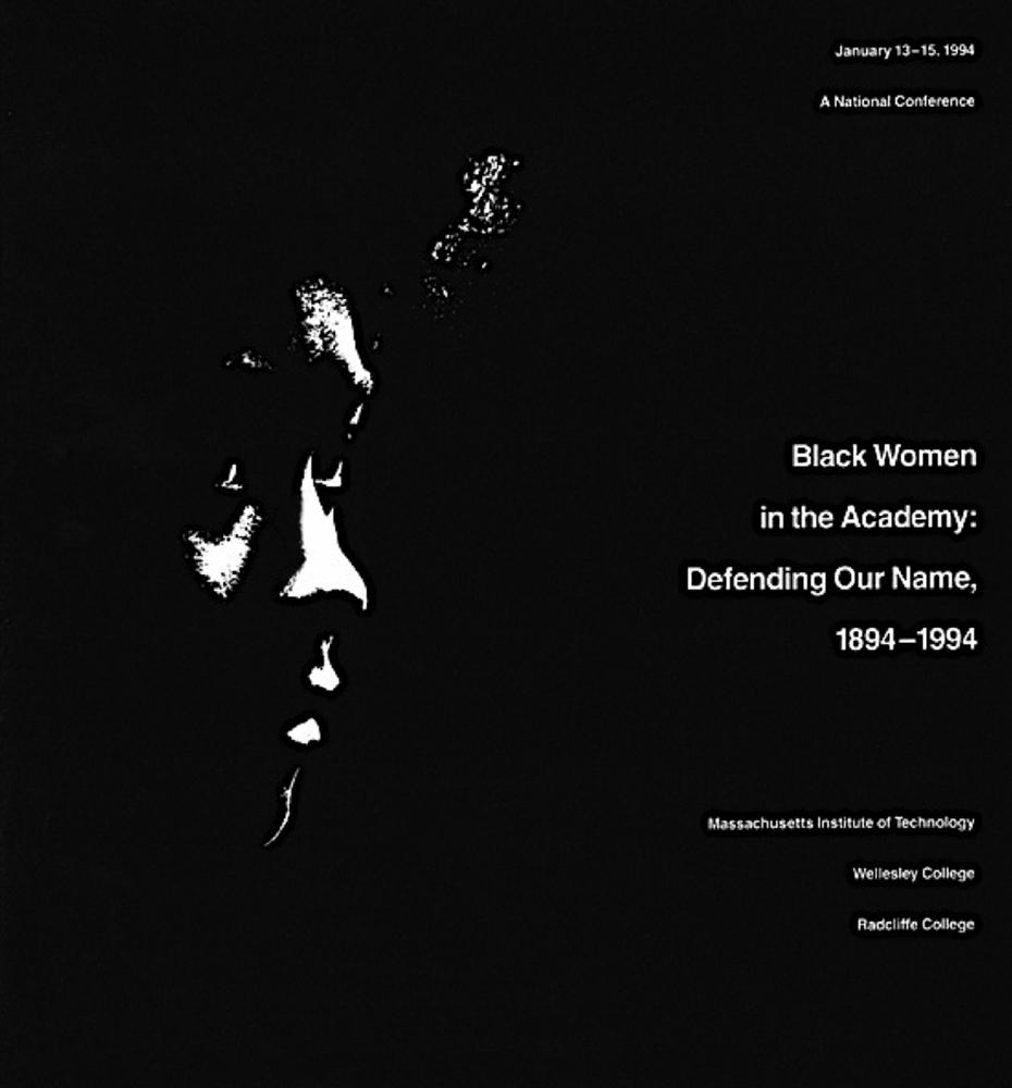Black Women in the Academy conference program cover, 1994