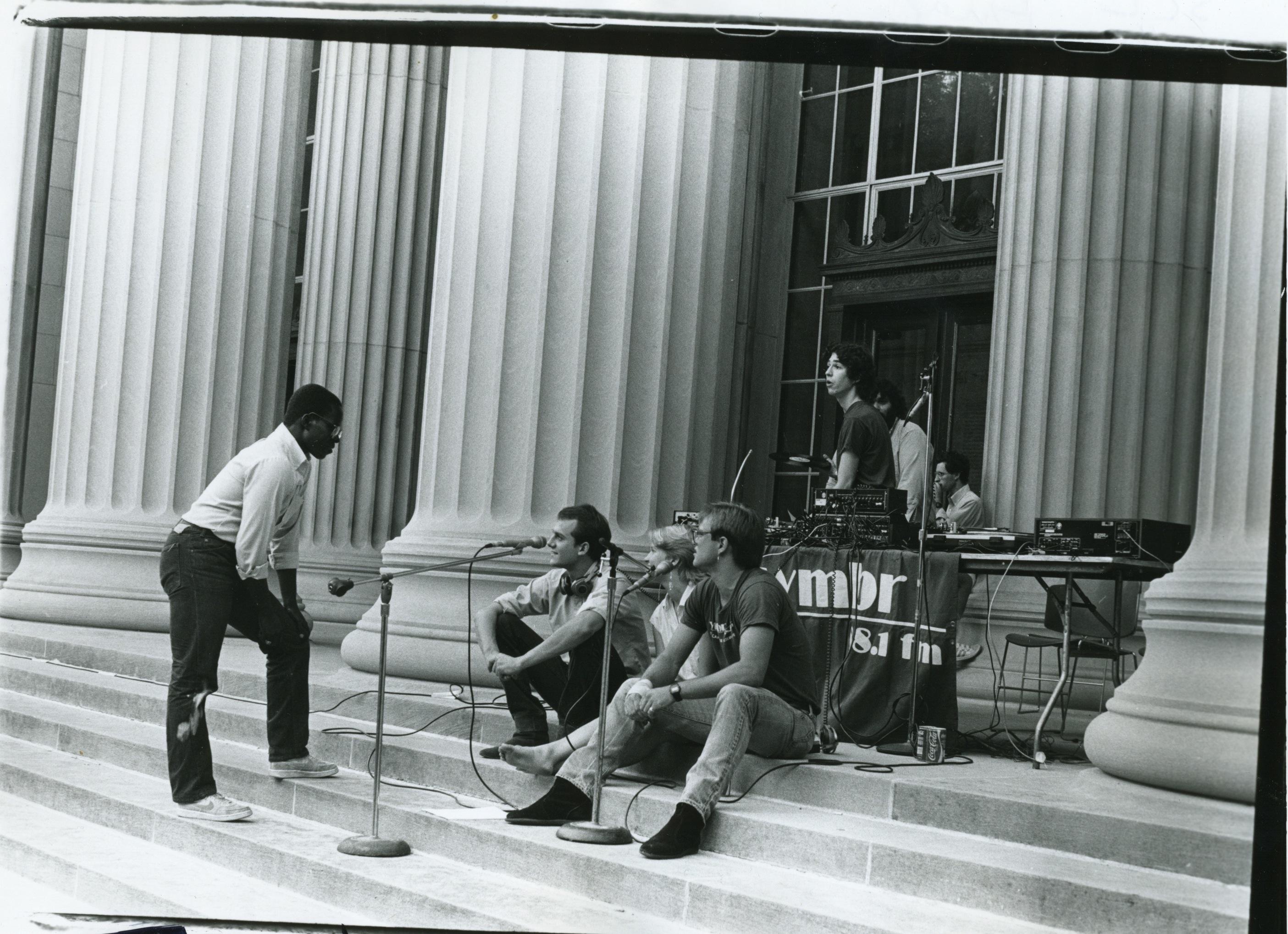 WMBR during Freshman Picnic, 1985