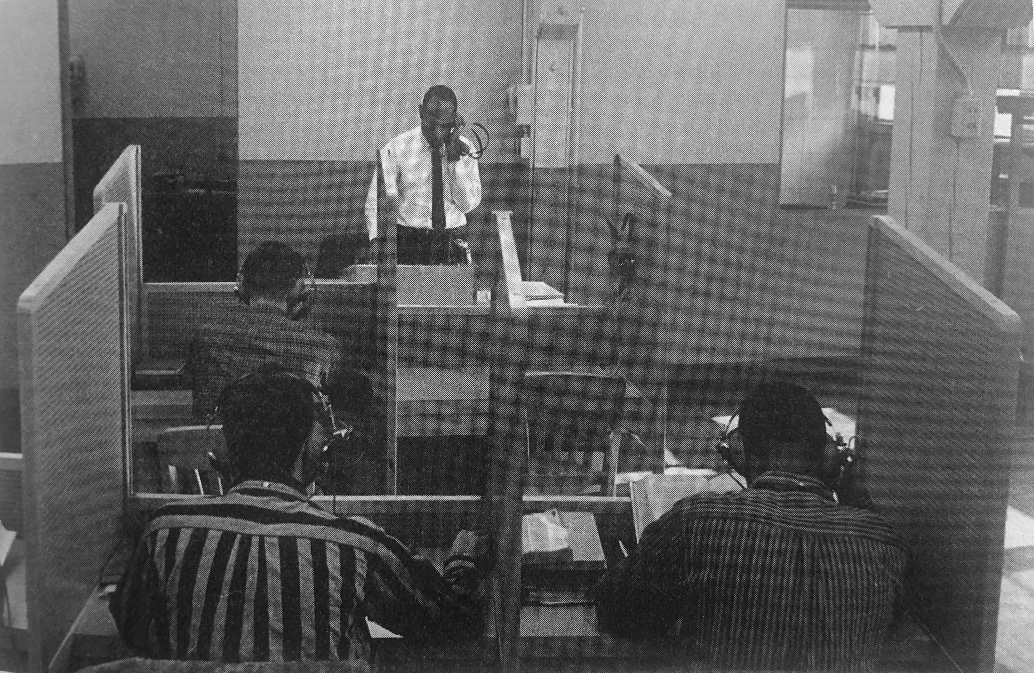 Joseph Applegate with students, 1959