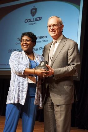 Toni P. Robinson: Collier Medal of Service, 2015