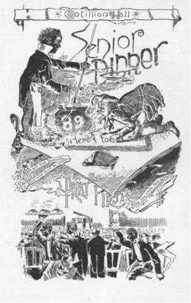 Illustration: Senior Dinner, 1891