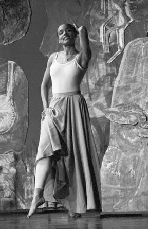 Kortney Adams SM '00 as Lady in Purple, 1999