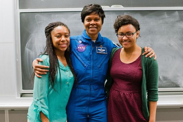 Tiera Guinn, Yvonne Cagle, and Alyssa Napier, 2015