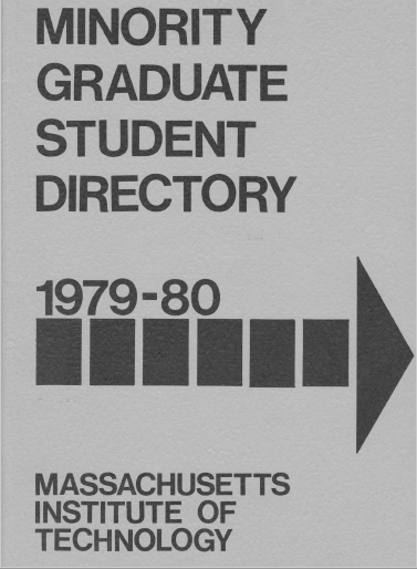 MIT Minority Graduate Student Directory cover